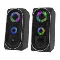 FRISBY FS-2138U 2.0 Hoparlör Sistemi RGB Led Siyah (USB)